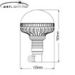 Picture of Amber LED Flexi Pole Mount Trekker Beacon